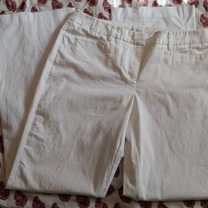White NY&C boot cut dress pants
